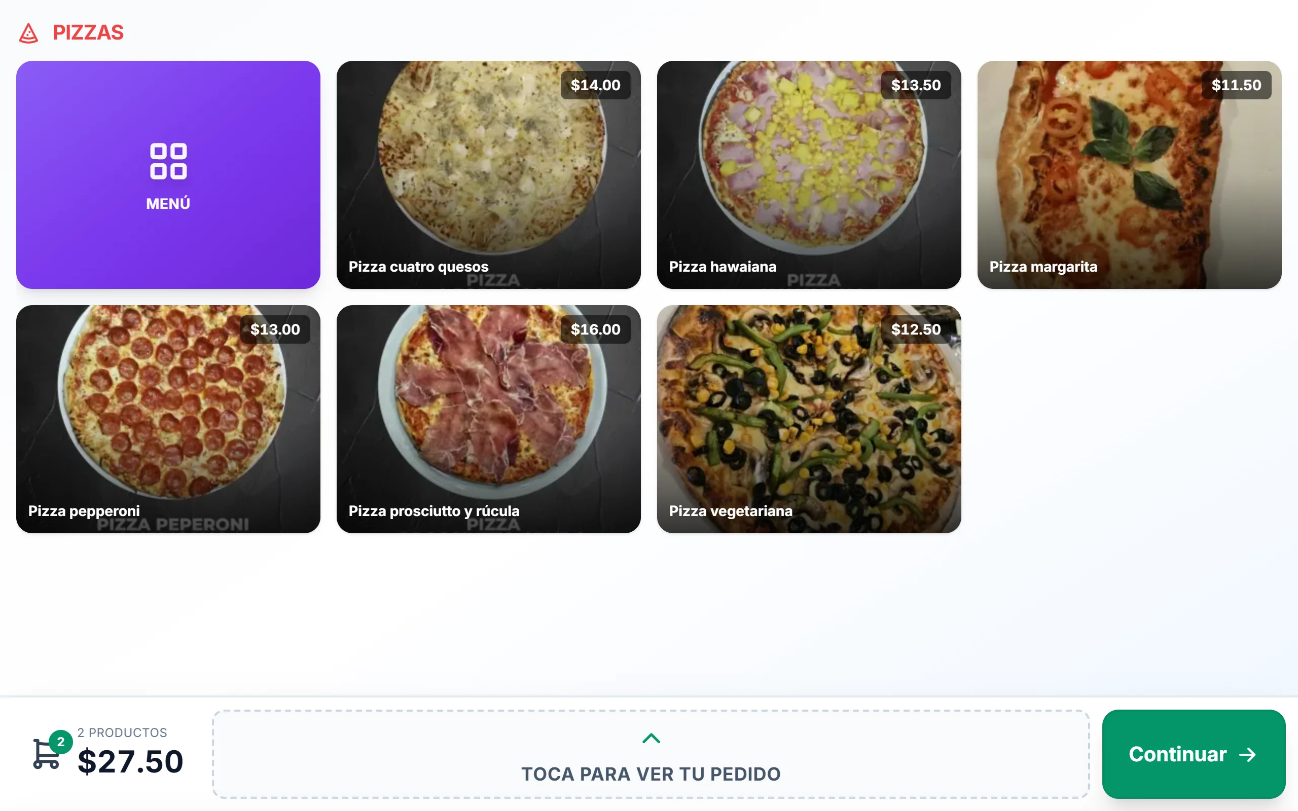 El cliente ordena solo